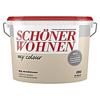SCHÖNER WOHNEN-Farbe my colour Wandfarbe (My Sandstone, Matt, 10 l)