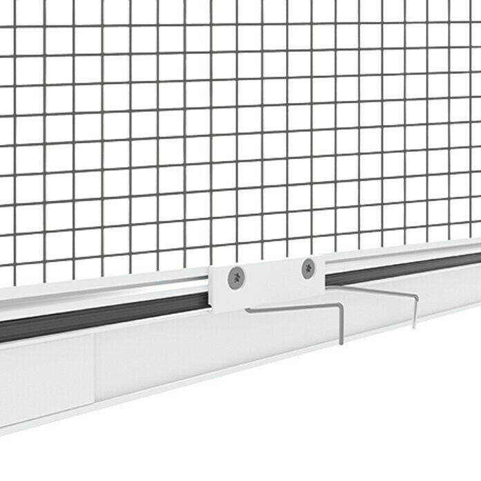 Windhager Insektenschutzfenster Ultra Flat (B x H: 120 x 150 cm, Weiß, Schnellmontagefedern)