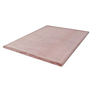 Hoogpolig vloerkleed Happy (Roze, 230 x 160 cm)