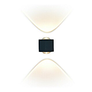 Starlux LED-Außenwandleuchte Fano (10 W, 12 x 9 x 10,5 cm, Anthrazit, IP54)
