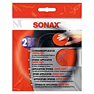 Sonax Autoschwamm Applikator soft (Geeignet für: Wachse, Rot)