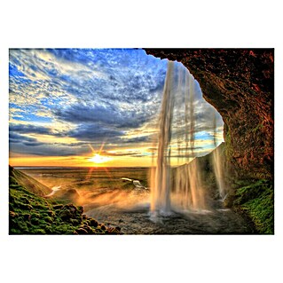 Fototapete Wasserfall VII (B x H: 254 x 184 cm, Papier)