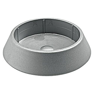 Hettich Fußkappe (Durchmesser: 60 mm, Silber)