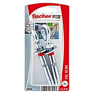 Fischer Taco de anclaje para cargas pesadas FSL 10 OH (Ø x L: 10 x 75 mm, 2 uds.)