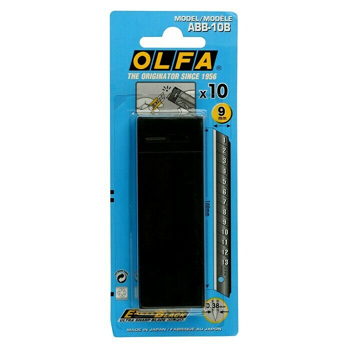 Olfa Abbrechklinge ABB (Passend für: OLFA Cuttermesser A-1, 10 Stk.)