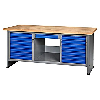 Küpper Profi Modul System Werkstatt-Set (1 x Basismodul (groß), 1 x Schublade, 1 x Fachboden, 2 x Unterschrank (7 Schubladen), 1 x Stabilisierungsblech)