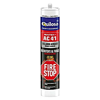 Quilosa Sellador acrílico Sintex AC 41 Fire Stop (Gris, 300 ml)