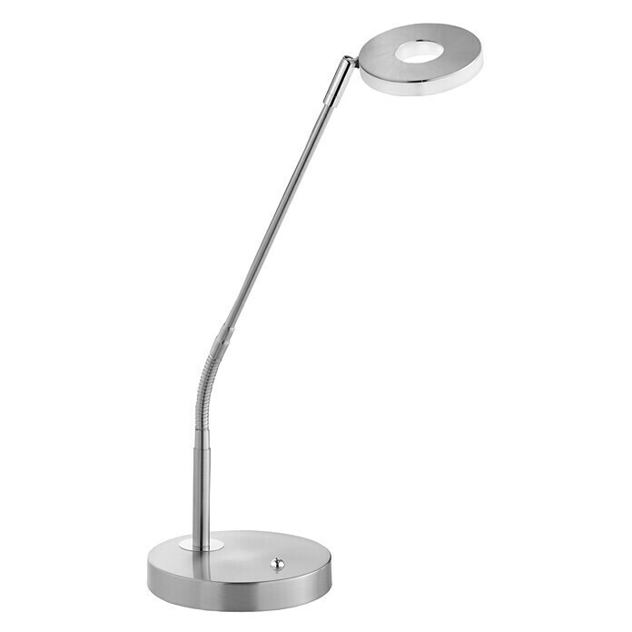 Honsel Leuchten Dent LED-Tischleuchte (6 W, Nickel matt, Höhe: 60 cm)