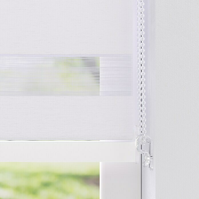 Expo Ambiente Doppelrollo mit Kassette (B x H: 200 x 175 cm, Weiß)