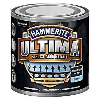 Hammerite Metall-Schutzlack ULTIMA (RAL 7016, Anthrazitgrau, 250 ml, Glänzend, Wasserbasiert)