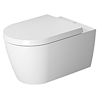 Duravit ME by Starck Wand-WC (Spülrandlos, Mit antibakterieller Glasur, Spülform: Tief, WC Abgang: Waagerecht, Weiß)