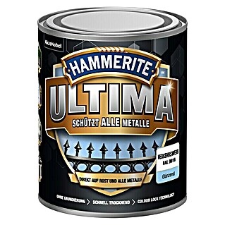 Hammerite Metall-Schutzlack ULTIMA (RAL 9016, Verkehrsweiß, 750 ml, Glänzend)
