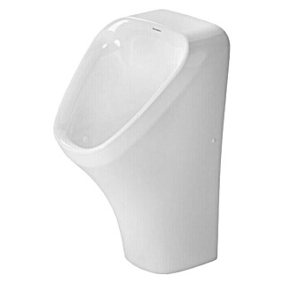 Duravit DuraStyle Urinal (Ohne Spülrand, Unbeschichtet, Wasserlos, Farbe: Weiß, Mit Zielobjekt)