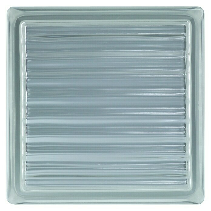 Fuchs Design Glasbaustein Parallel (Klar, 19 x 19 x 8 cm)