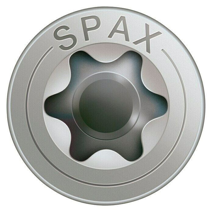 Spax T-Star plus Schroef met verzonken kop Roestvrij (4 x 40 mm, Roestvrij staal, 200 stk., Deeldraad)