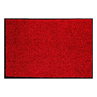 Astra Schmutzfangmatte Diamant (Uni, Rot, 80 x 120 cm, Material Nutzschicht: 100 % Polyamid)