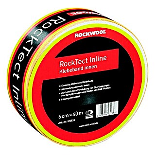 Rockwool RockTect Klebeband Inline (40 m x 60 mm, Geeignet für: Überlappende Dampfbremsen, Einseitig klebend)