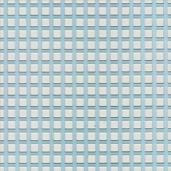 Kantoflex Aluminium plaat met vierkante perforaties (500 x 250 mm, Dikte: 0,8 mm, Aluminium, Geanodiseerd)