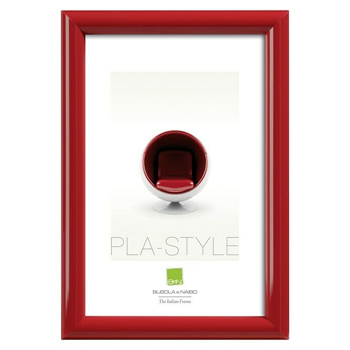 Marco de fotos Pla-Style (Rojo, 21 x 29,7 cm / DIN A4, Plástico)
