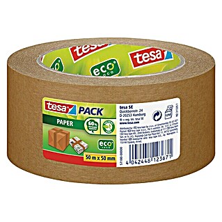 Tesa Pack Cinta de embalar Eco Papier (Marrón)