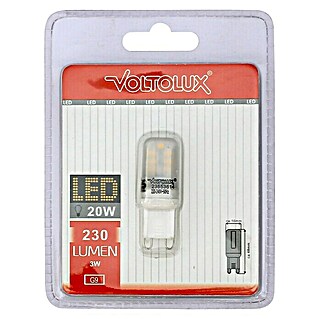 Voltolux LED-Leuchtmittel (3 W, G9, Warmweiß, Energieeffizienzklasse: G)