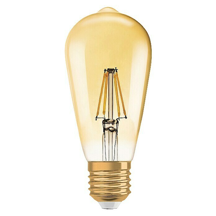Osram Vintage 1906 LED svjetiljka (7 W, E27, Topla bijela, Kruškoliko, Razred energetske učinkovitosti: A++)