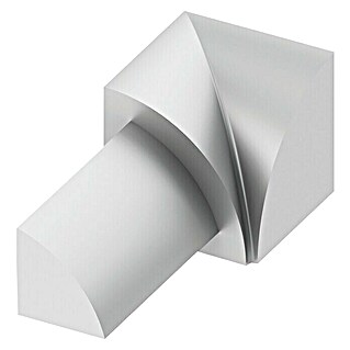 Viertelkreis-Inneneck (Aluminium, Silber, Höhe: 10 mm)
