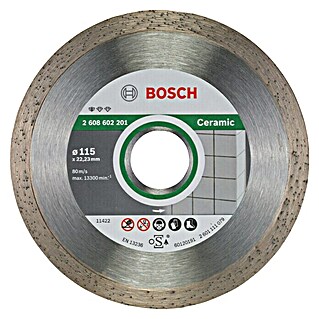 Bosch Professional Dijamantna rezna ploča Standard Ceramic (Promjer rezne ploče: 115 mm, Prikladno za: Kamene pločice)