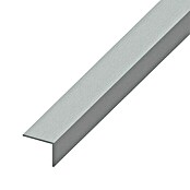 Kantoflex Winkelprofil (2.500 x 10 x 20 mm, Aluminium, Eloxiert, Edelstahloptik, Stärke: 1 mm)