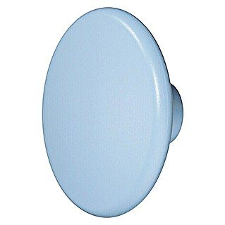 Meubelknop (Type meubelgreep: Knop, Ø x h: 52 x 24 mm, Kunststof, Overige, Blauw)