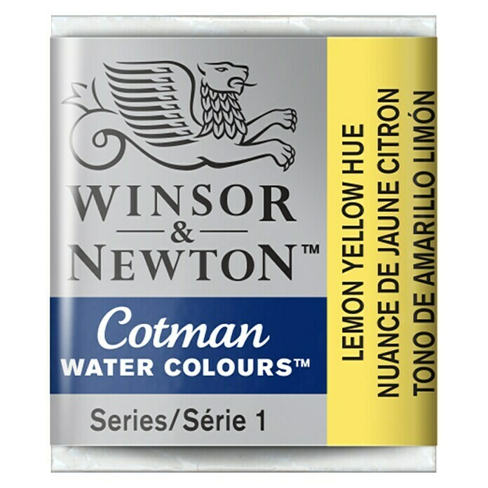 Winsor & Newton Cotman Aquarelverf (Citroengeel, ½ kopje)