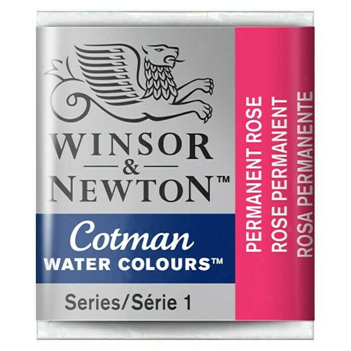 Winsor & Newton Cotman Aquarelverf (Permanentroze, ½ kopje)