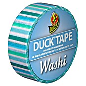 Duck Tape Dekorativna ljepljiva traka Washi (Blue Stripes, 10 m x 15 mm)