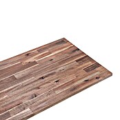 Exclusivholz Massief houten paneel (Acacia, Gepigmenteerd geolied, 400 x 80 x 2,6 cm)
