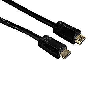 Hama HDMI-Kabel (0,75 m, Vollgeschirmt, Vergoldete Kontakte, 18 Gbit/s)