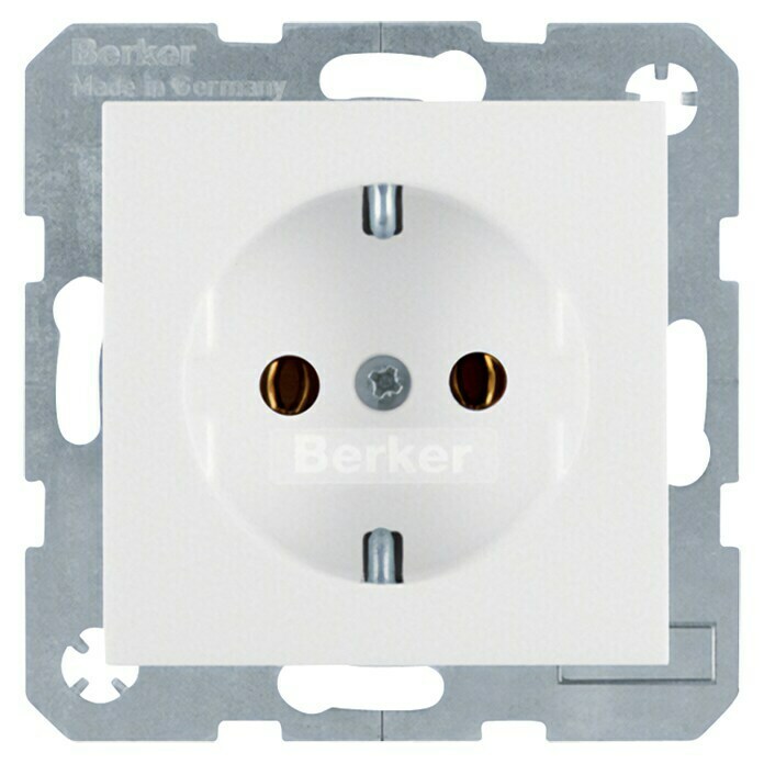 Berker Doppel-Wechsel-Schalter AUFPUTZ AP 10A Doppelwechselschalter Creme-Weiß 