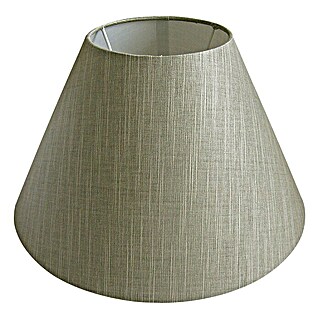 Lampenschirm (Durchmesser: 40 cm, Grau, Stoff, Geeignet für: Lampenfüße E27)