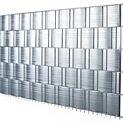 Stabilit Sichtschutzstreifen (Silber, 201,5 x 19,2 cm, 5 Stk.)