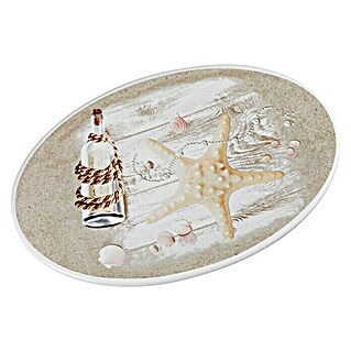 Venus Sealife Posuda za sapun (Keramika, Bež-bijele boje)