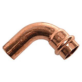 Kupfer-Pressbogen IA (Durchmesser: 18 mm, Winkel: 90 °, Presskontur: V)