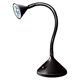 Tween Light Swan Lámpara de sobremesa (3 W, L x An x Al: 15 x 15 x 30 cm, Negro, Blanco cálido)