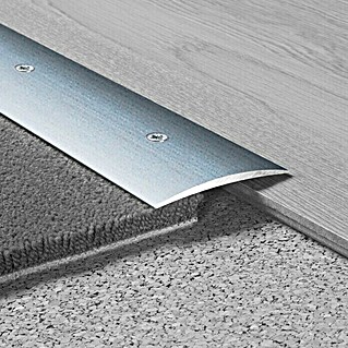 LOGOCLIC Übergangsprofil 134 (Silber, 1 m x 60 mm x 5 mm, Montageart: Schrauben)