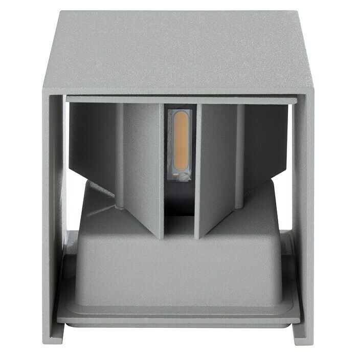 Starlux Aplique exterior LED Umea (8 W, Color: Antracita, L x An x Al: 10 x 10 x 10 cm, IP54, Cuadrado)
