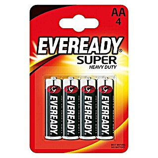 Eveready Baterije Super Heavy Duty (Mignon AA, 1,5 V, 4 Kom.)