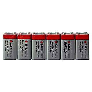 Baterije Heavy Duty (Blok od 9 volti, Cink-ugljik, 9 V, 6 Kom.)