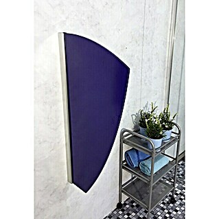 GEO Urinal-Trennwand Segel (50 x 90 cm, Glas, Blau)