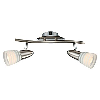 Globo Caleb Zidna LED svjetiljka (8 W, Krom, Opal, Topla bijela)