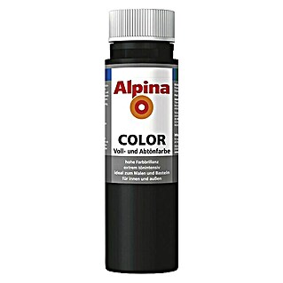 Alpina Vollton- & Abtönfarbe Color (Schwarz, 250 ml)