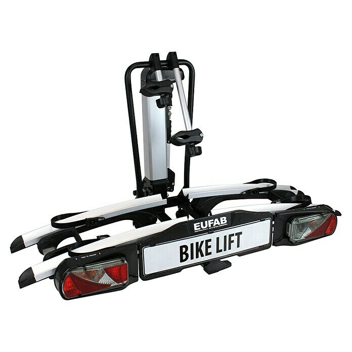 Eufab Fahrradträger Bike Lift (Geeignet für: 2 Fahrräder, Traglast: 60 kg, Passend für: Fahrzeuge mit Anhängerkupplung) -