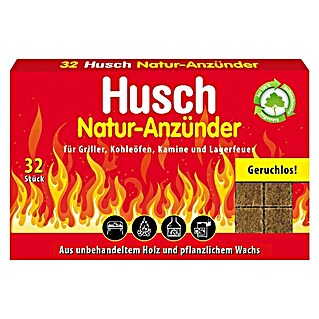 Husch Anzünder Natur (32 Stk.)